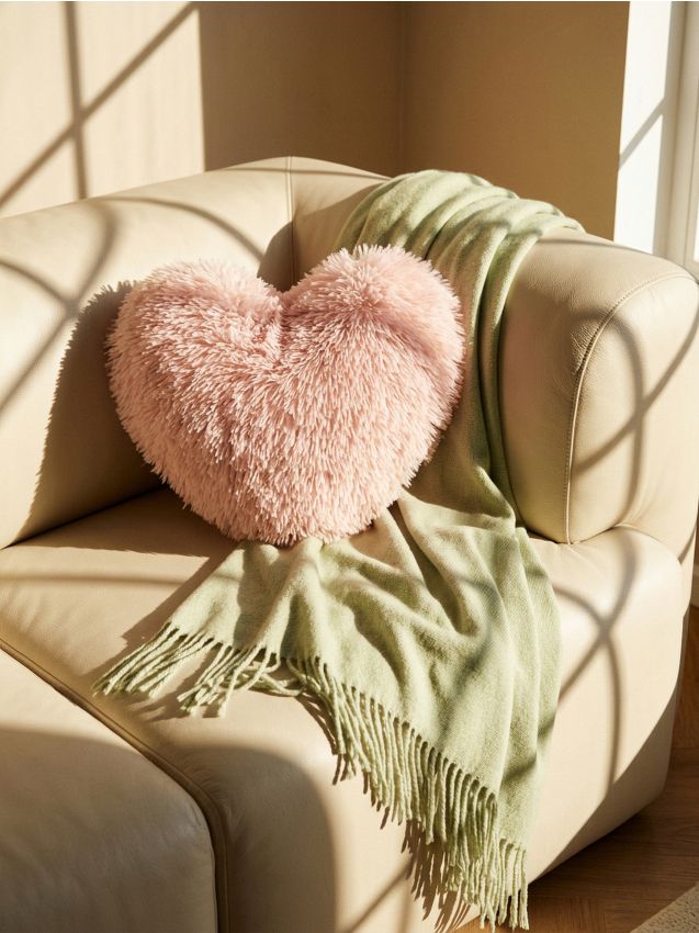 Sinsay - Pernă decorativă - roz-pastel