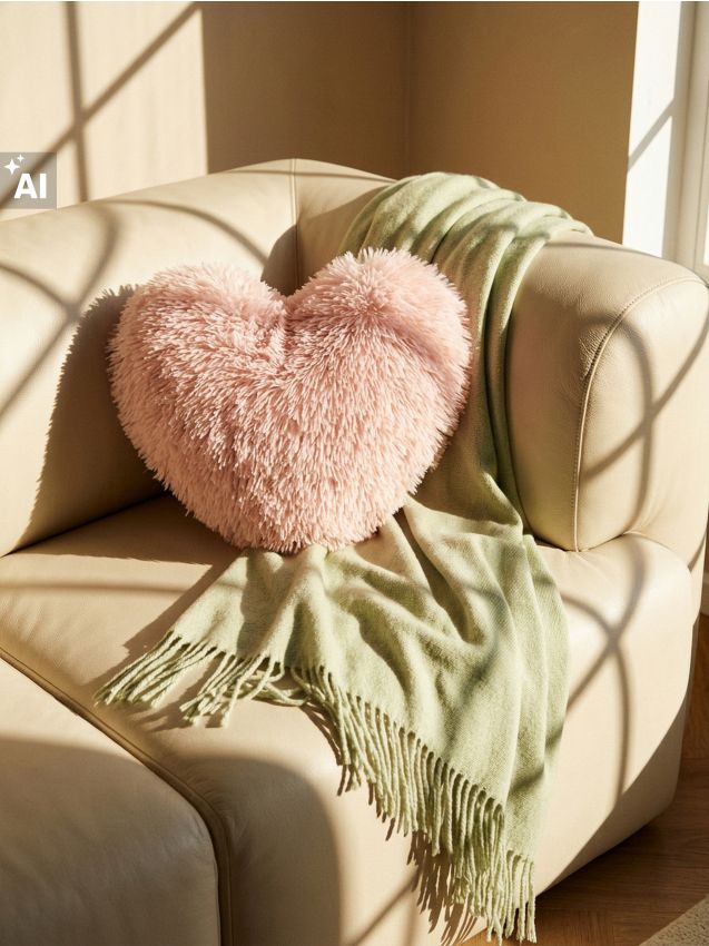 Sinsay - Pernă decorativă - roz-pastel