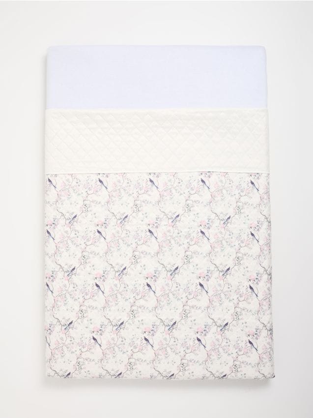 Sinsay - Cuvertură de pat cu motiv vegetal - crem