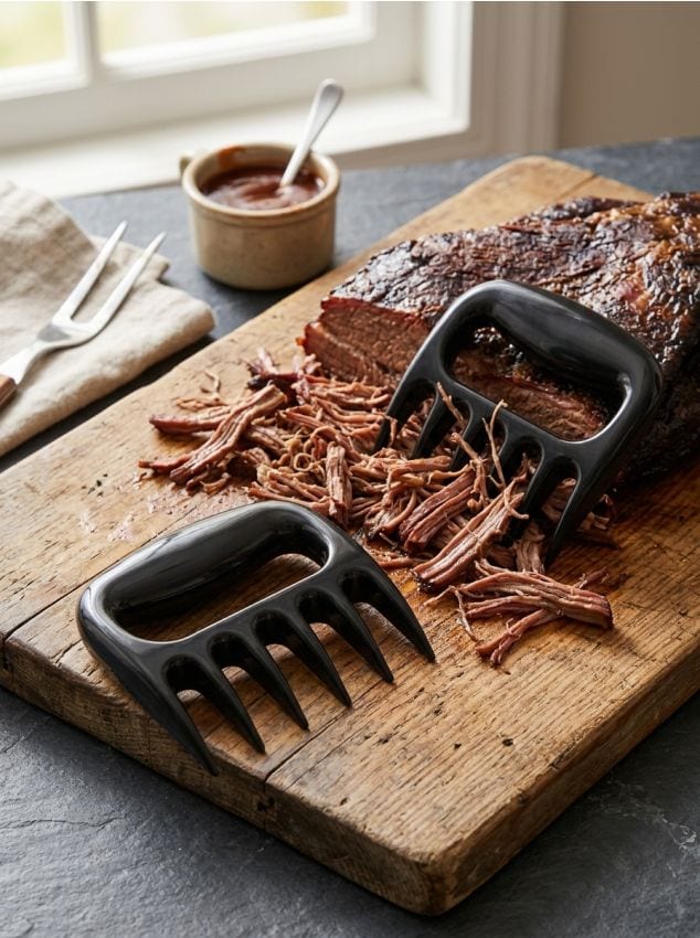 Sinsay - Furculițe pentru mărunțit carne 2 pack - negru