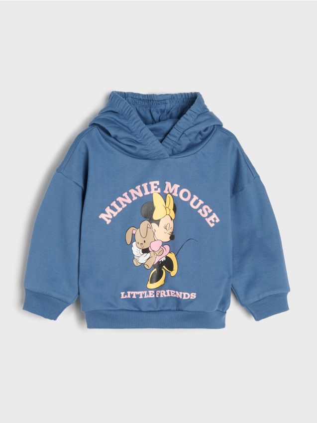 Sinsay - Hanorac cu imprimeu Minnie Mouse - mid blue