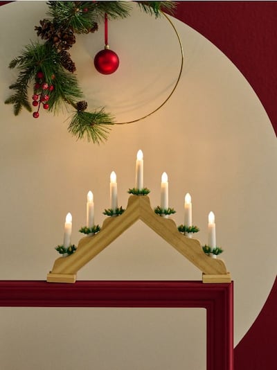 Sfeșnic LED de Advent pentru Crăciun