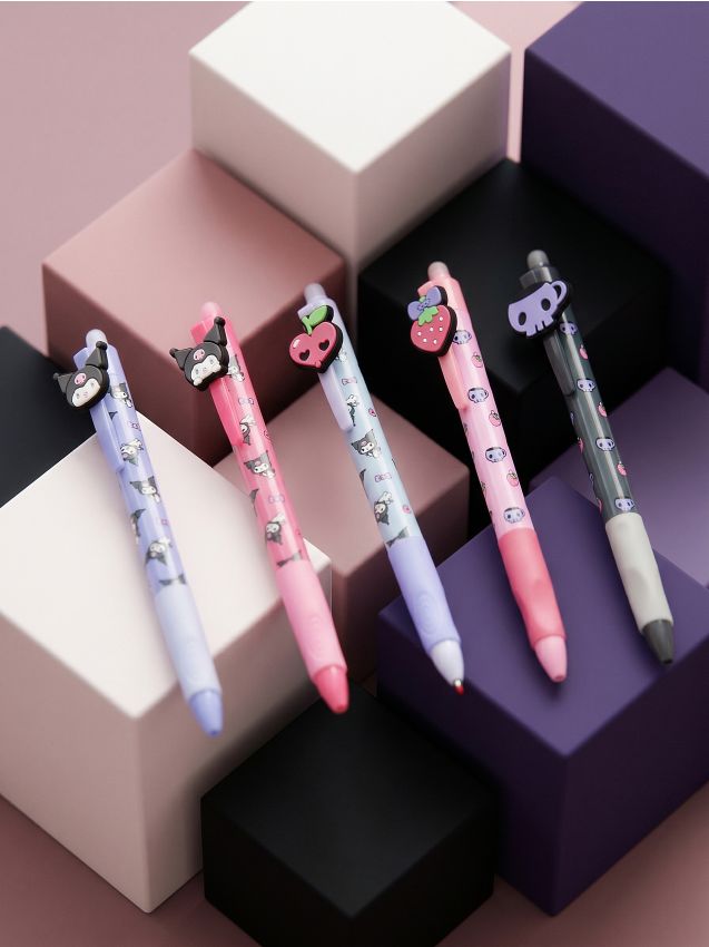 Penne cancellabili confezione da 5 Kuromi - multicolor