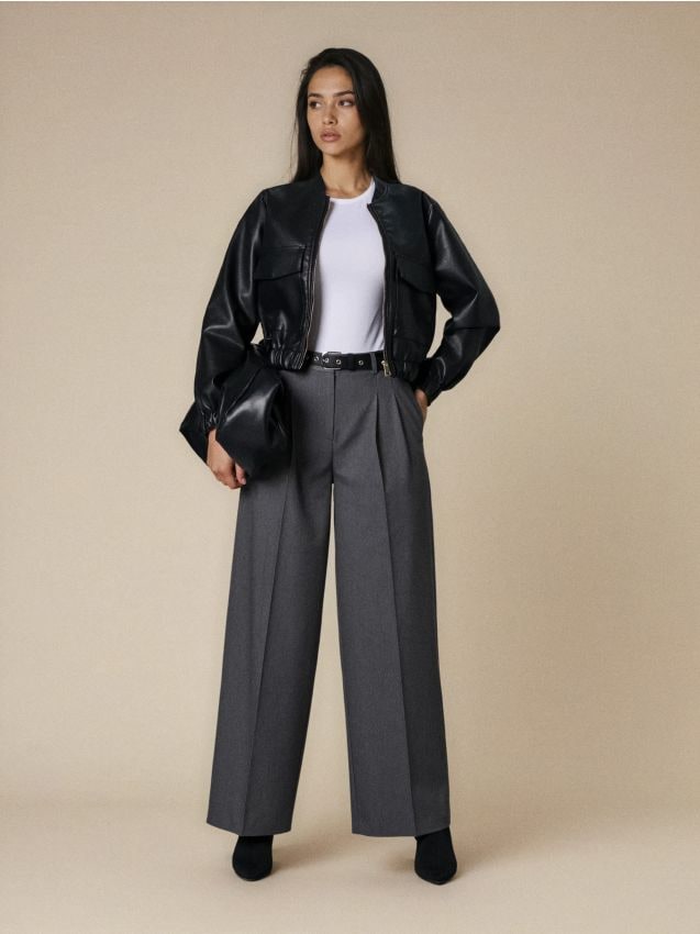 Sinsay - Body cu mâneci scurte - alb