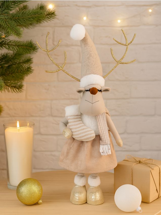 Sinsay - Vianočná dekorácia v tvare soba - biela