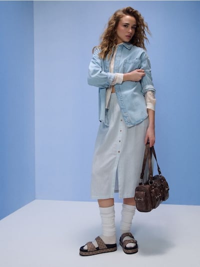 Koszula jeansowa oversize