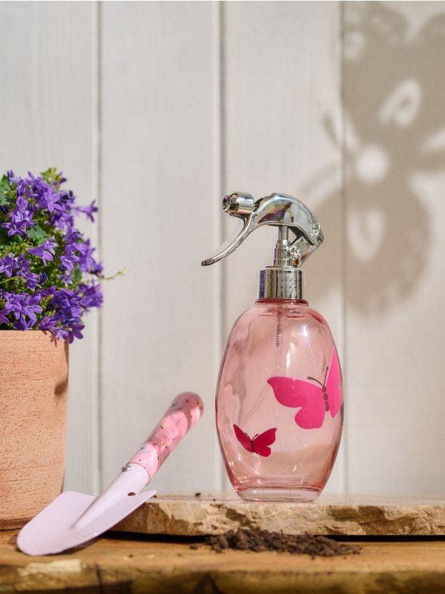 Sinsay - Pulverizator cu motiv fluturi - roz-pastel