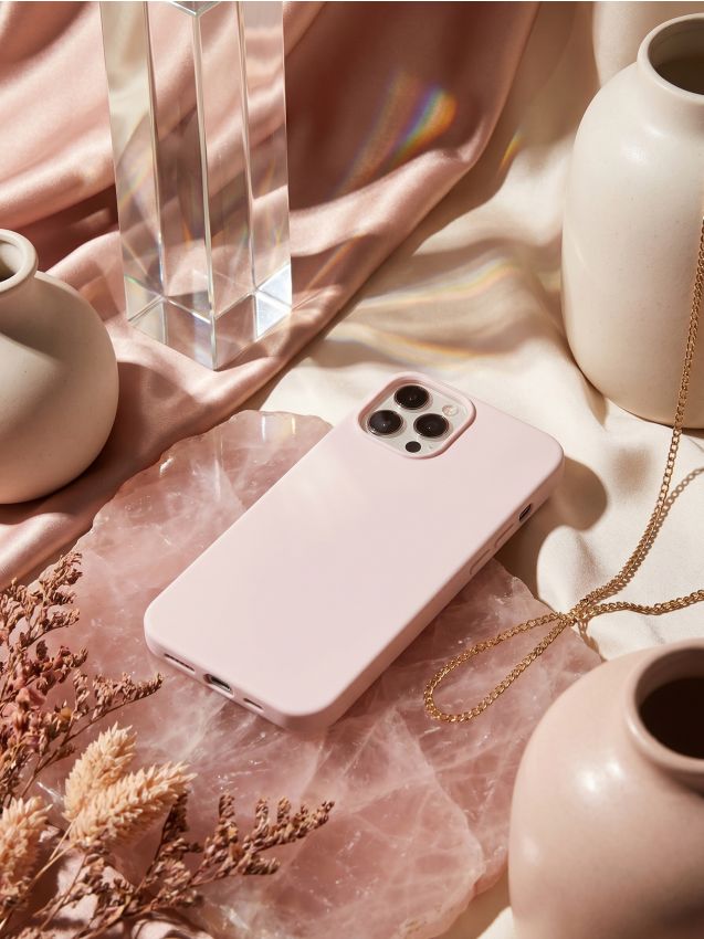 Sinsay - Husă de protecție pentru iPhone 13/14 - roz-pastel