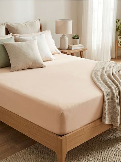 Pamučna plahta s rastezljivom gumicom