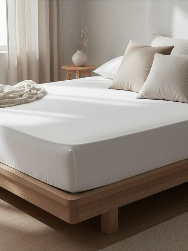 Sinsay - Lenjerie de pat din jerseu de bumbac, cu bandă elastică - gri deschis