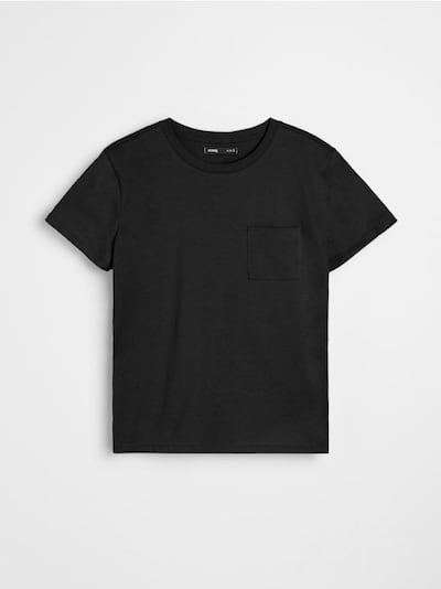 Bombažna majica z žepom