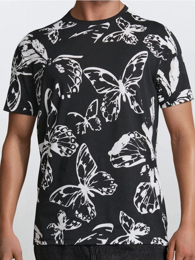 Sinsay - Tricou - negru