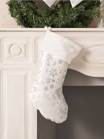 Dekoracja świąteczna w kształcie skarpety