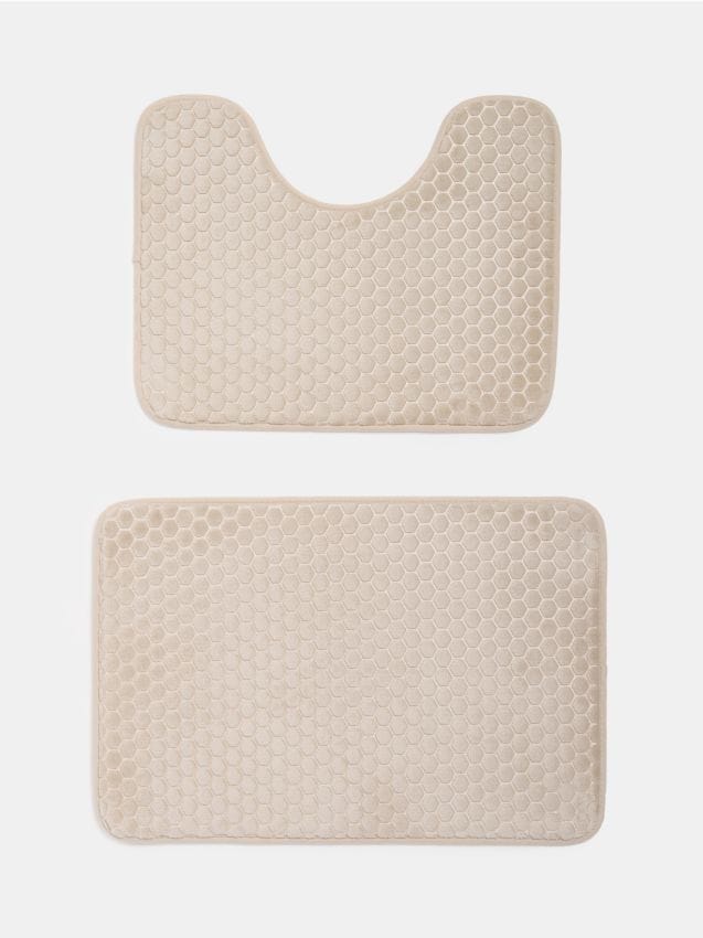 Sinsay - Covorașe de baie 2 pack - bej