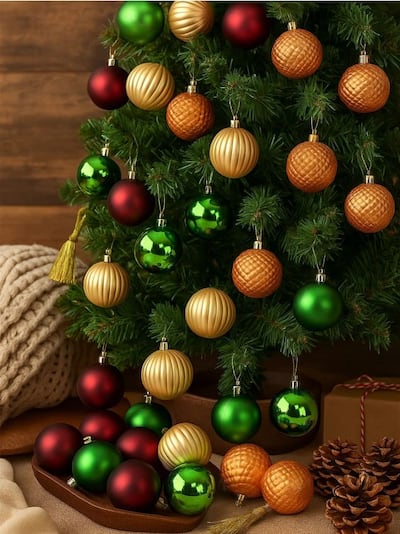 Set od 50 božićnih kuglica