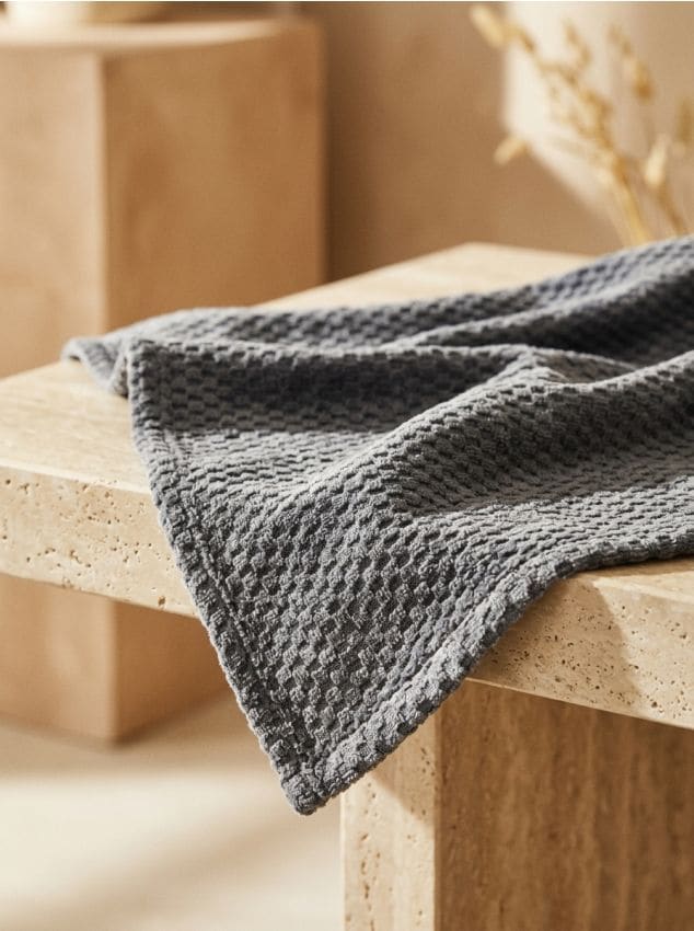 Sinsay - Pătură structurată - gri-închis