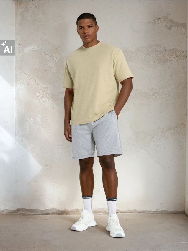 Sinsay - Slim fit sporta šorti