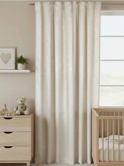 Sametový závěs s vytlačovaným vzorem