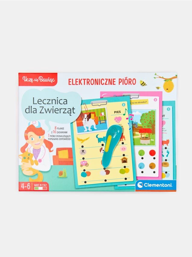 Sinsay - Elektronické pero Clementoni – Zvieracia klinika - viacfarebná