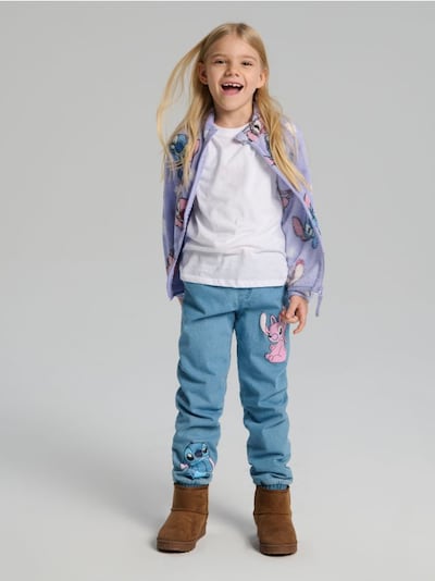 Τζιν παντελόνι jogger Stitch