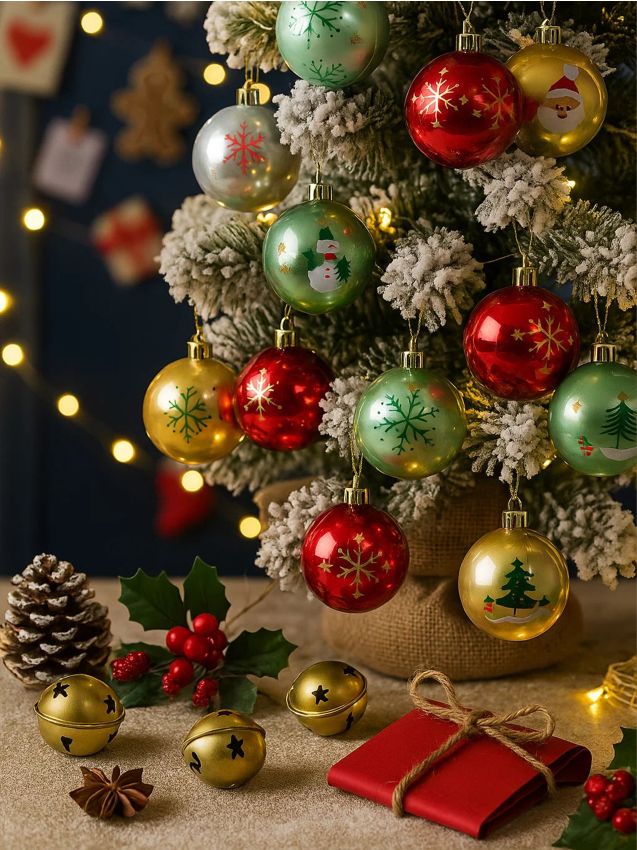 Sinsay - Balenie 16 vianočných ozdôb - viacfarebná