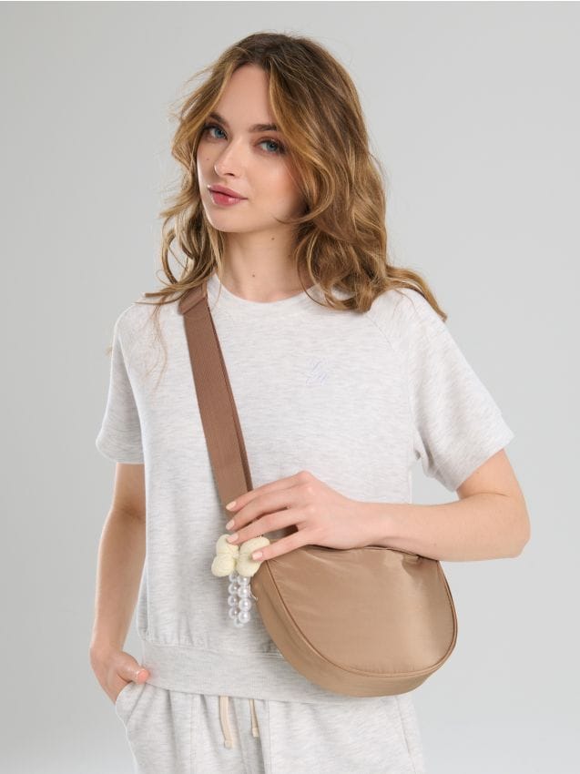 Sportovní crossbody taška se širokým popruhem - SINSAY