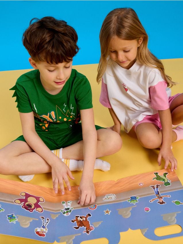 Adesivi riutilizzabili Toy Story - multicolor