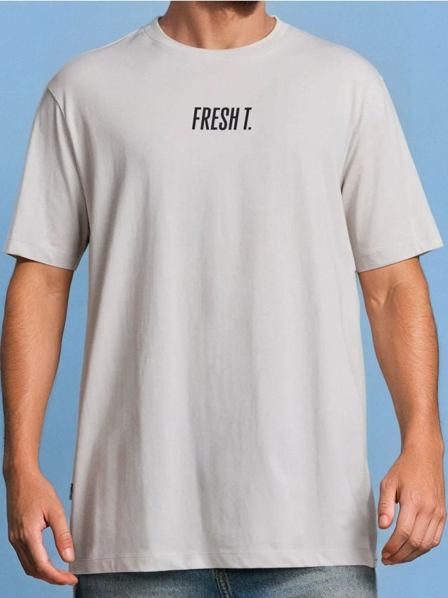 Sinsay - Tricou oversize din bumbac cu imprimeu - nude