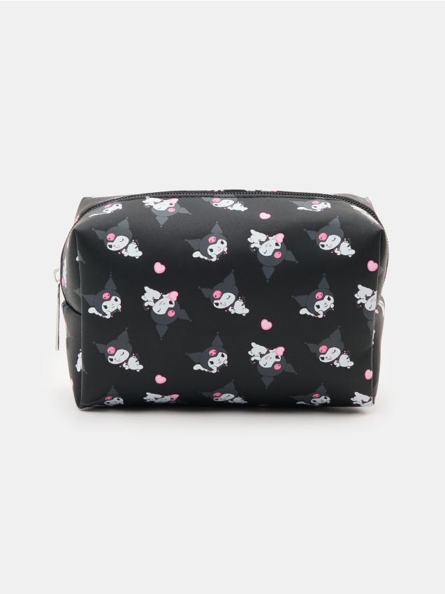 Sinsay - Trusă de machiaj cu imprimeu allover Kuromi - negru