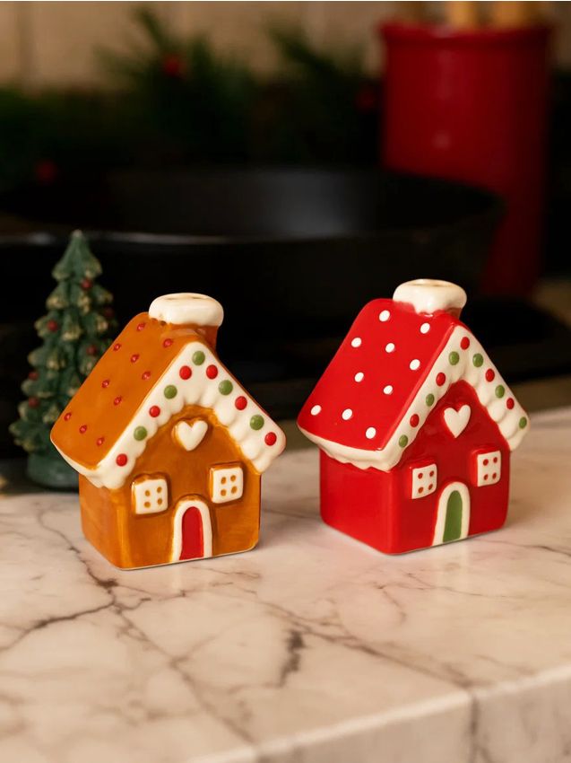 Sinsay - Vianočná soľnička a korenička - viacfarebná