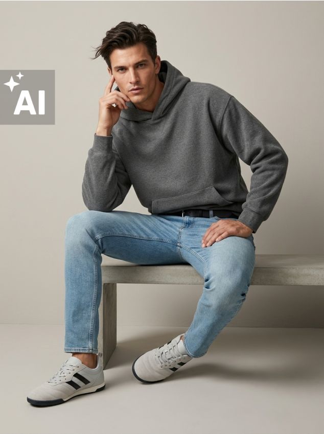 Sinsay - Blugi slim fit cu efect de spălare - albastru