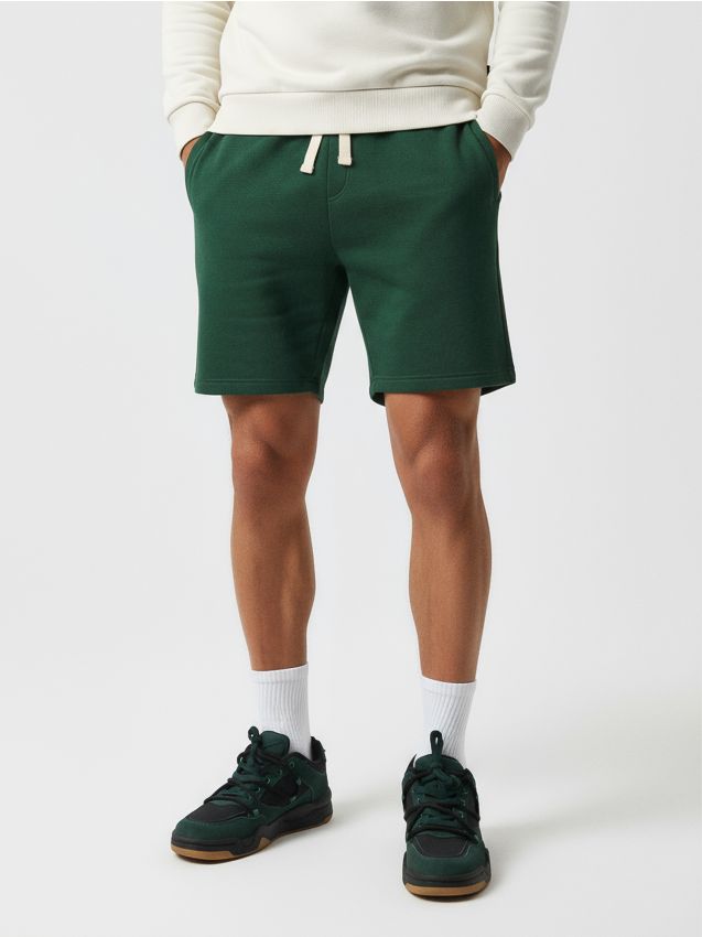 Sinsay - Kraťasy s viazaním - zelená