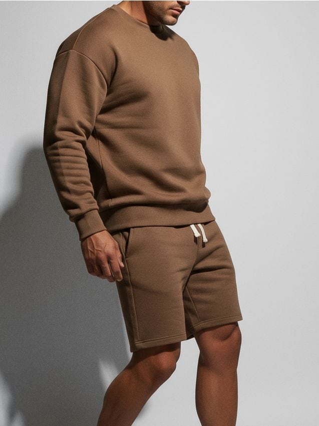 Sinsay - Kraťasy s viazaním - zlatohnedá