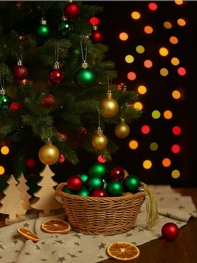 Σετ χριστουγεννιάτικες μπάλες 50 τεμάχια