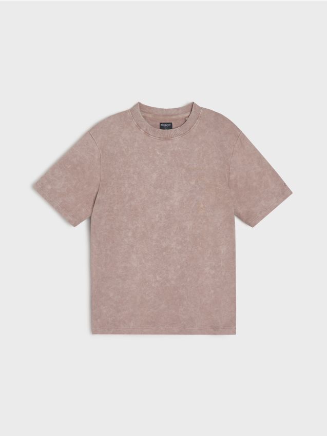 Sinsay - Bluza z efektem sprania - beżowy