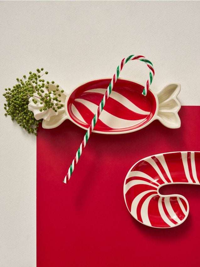 Sinsay - Miska s vianočným motívom - červená