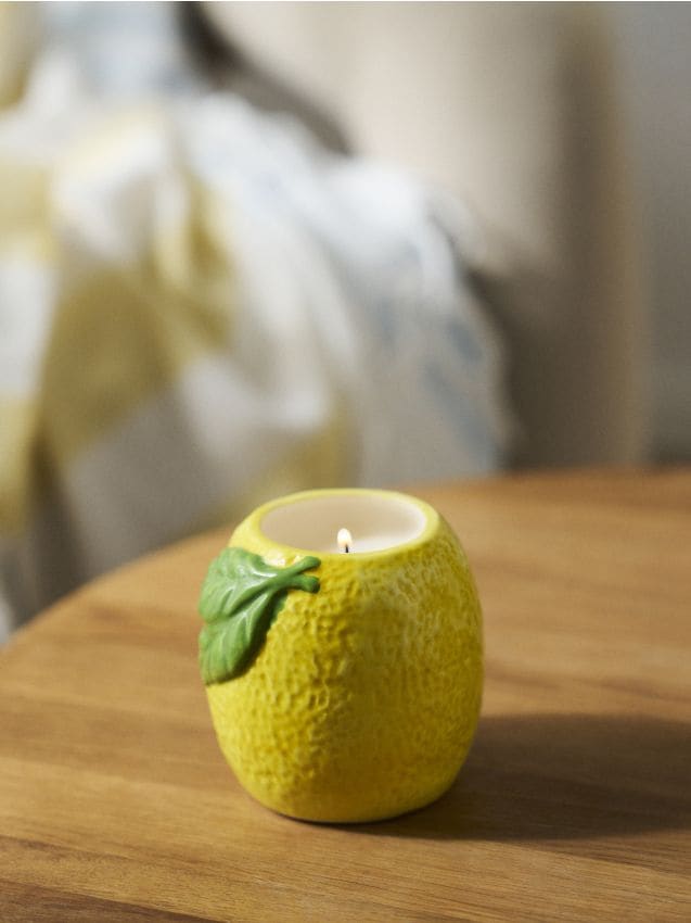 Sinsay - Lumânare parfumată lămâie - galben