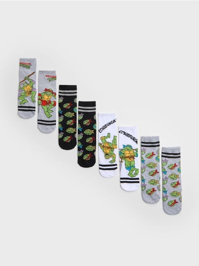 Nogavice Teenage Mutant Ninja Turtles, komplet 4 kosi