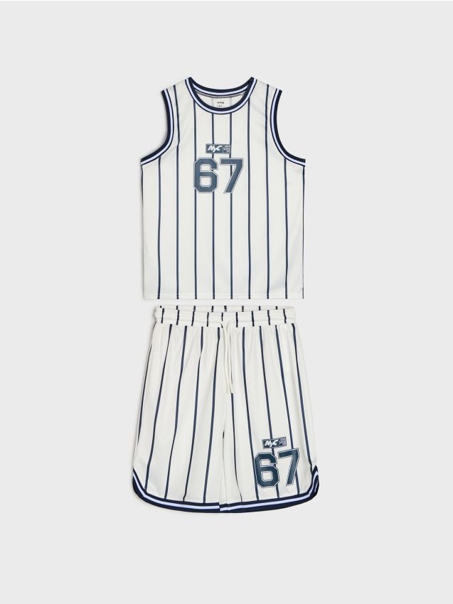 Sinsay - Compleu sport - alb