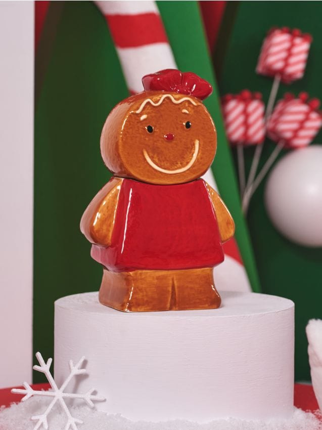 Sinsay - Úložný box v tvare perníkového panáčika - béžová