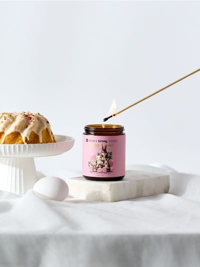 Lihavõtte sojavahast lõhnaküünal Hiskin - Bunny Kisses