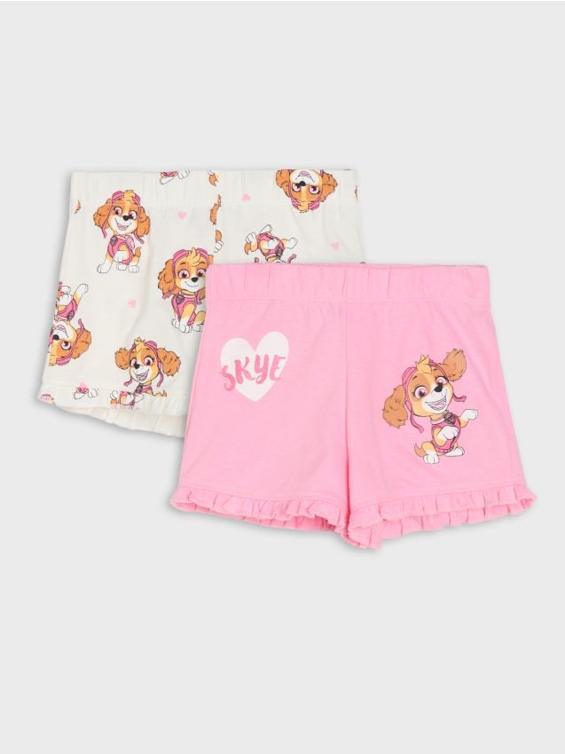 Sinsay - Set de 2 perechi de pantaloni scurți PAW Patrol - roz-begonie