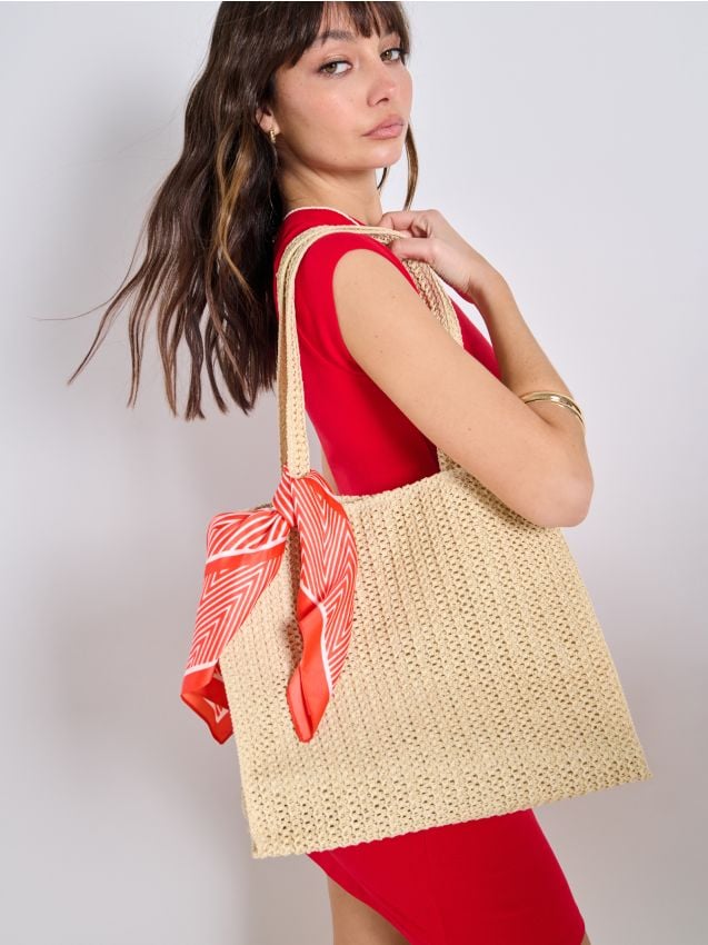 Pletena shopper torba - SINSAY