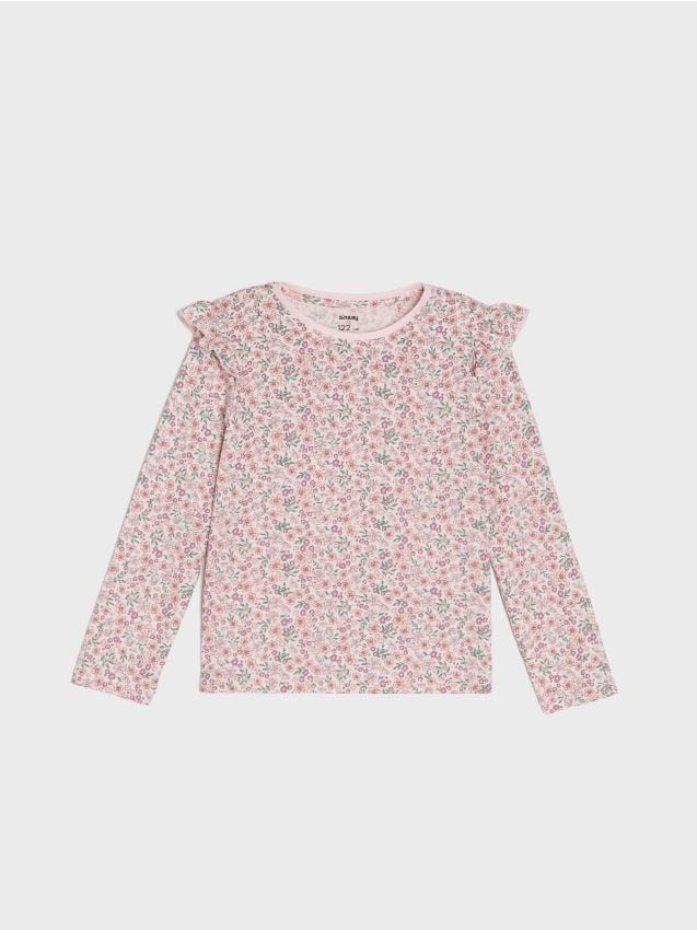 Sinsay - Bavlnené tričko - levanduľová