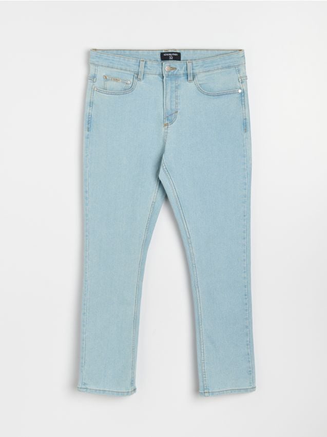Sinsay - Blugi regular fit - albastru
