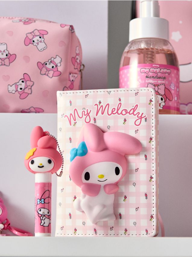 Sinsay - Caiet cu copertă 3D My Melody - roz