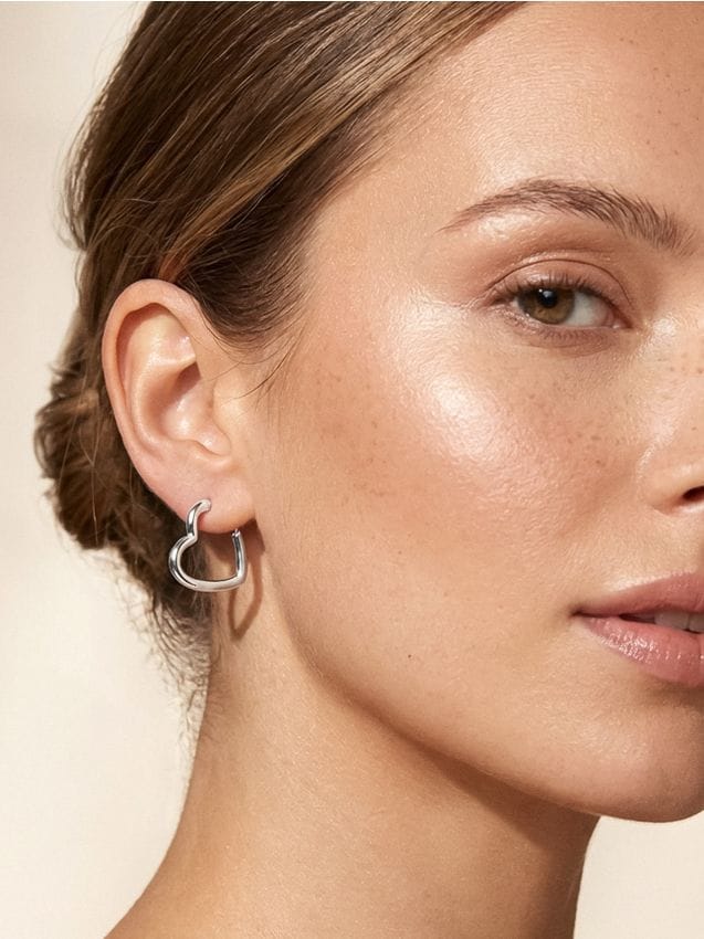 Sinsay - Súprava 2 párov náušníc - strieborná