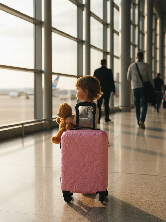 Sinsay - Valiză - roz-trandafiriu