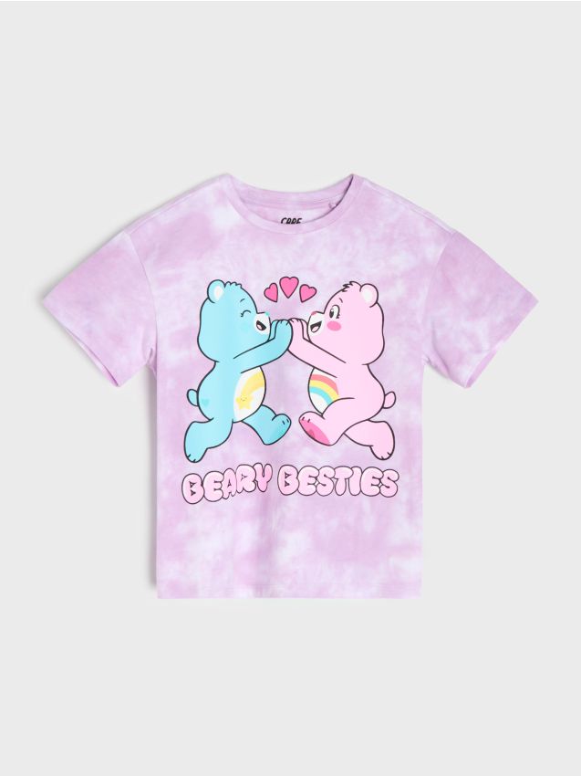 Sinsay - Tricou din bumbac cu imprimeu Care Bears - lavand