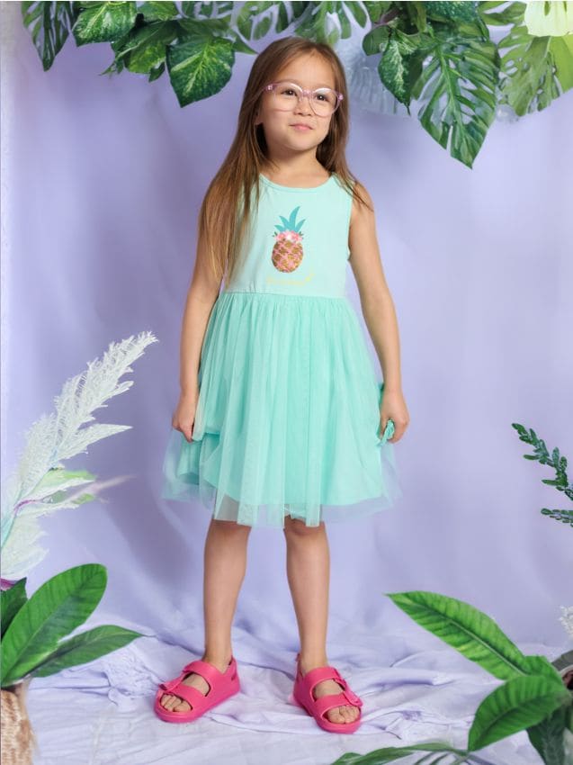 Kleid mit Tüll - SINSAY
